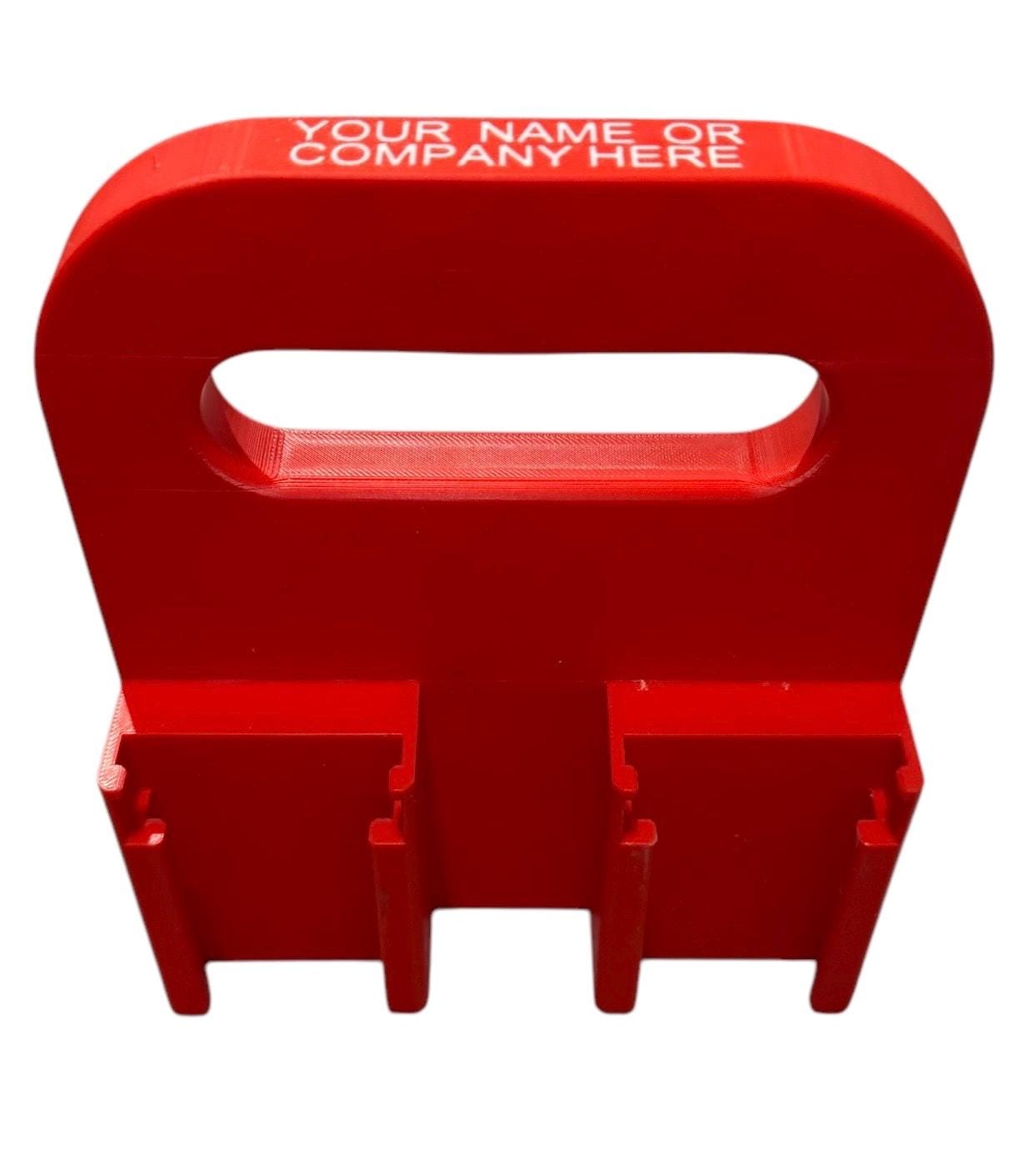 Milwaukee M18 18v Battery Carrier for 4 or 6 Batteries | DIY Gift | Builders Gift | Gift For Dad | Heavy Duty | Personalisable | Christmas Gift Idea
