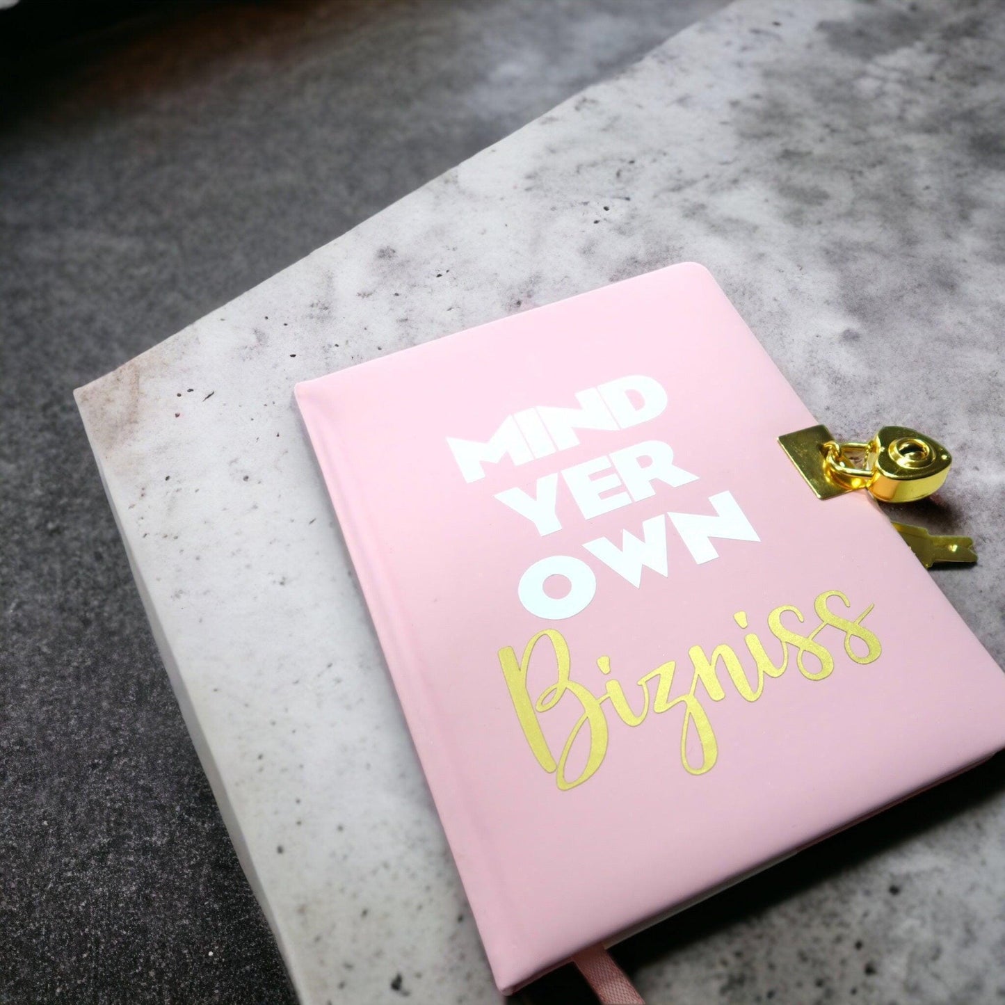 Mind Yer Own Bizniss - Lockable Journal