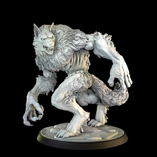 The Werewolf - 75mm Resin Figure, Cosmodo Minis, for RPG, TTRPG and Tabletop