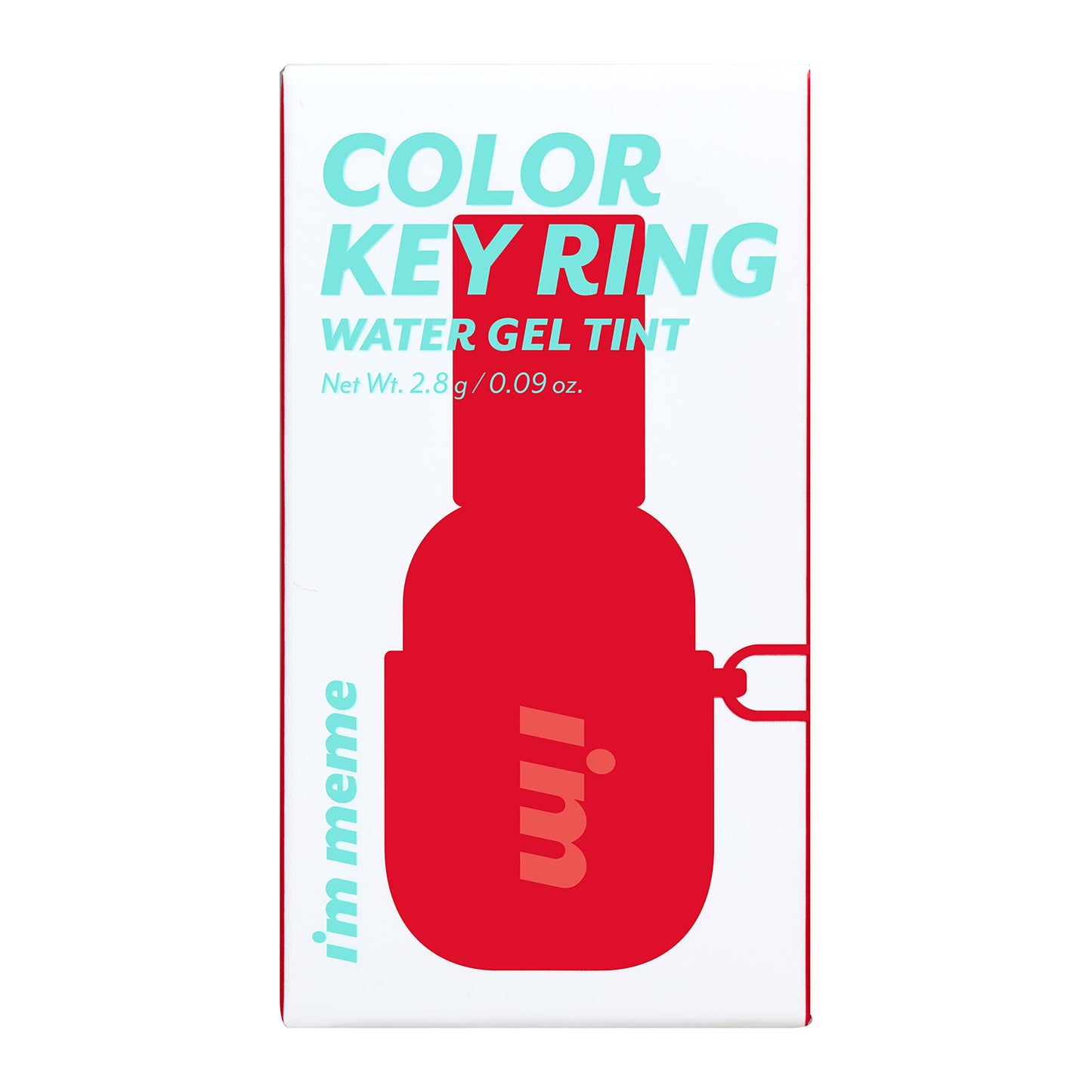 IM MEME Color Key Ring Water Gel Lip Tint - Orange Delight