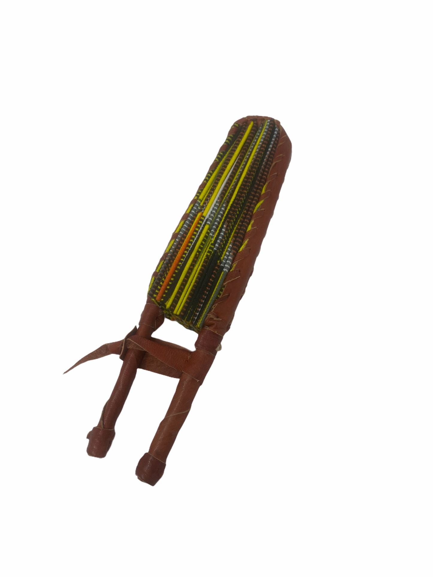 Ghana Fan - Leather fold up