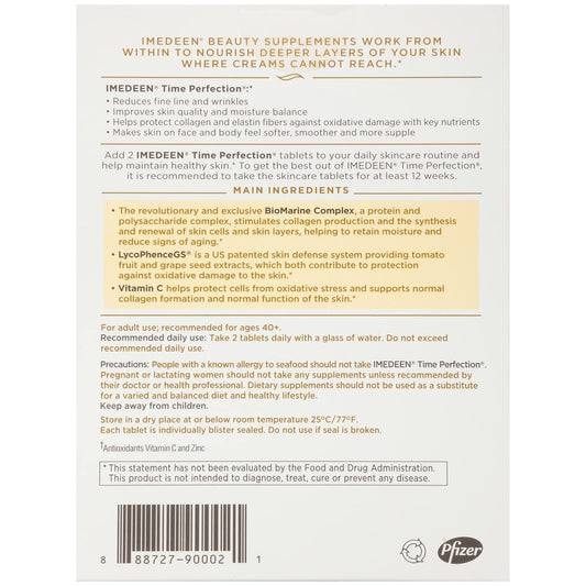 Imedeen Time Perfection (180 Count) Anti-Aging Skincare Supplement – 3 Month Supply