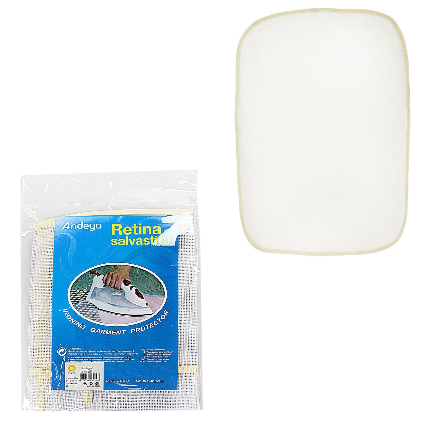 Heatproof Garment Protector Mesh Net for Delicate Ironing