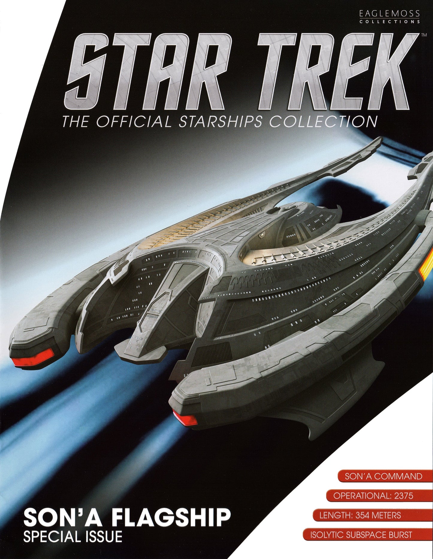 #19 Son'A Flagship Model Die Cast Ship SPECIAL ISSUE (Eaglemoss / Star Trek)