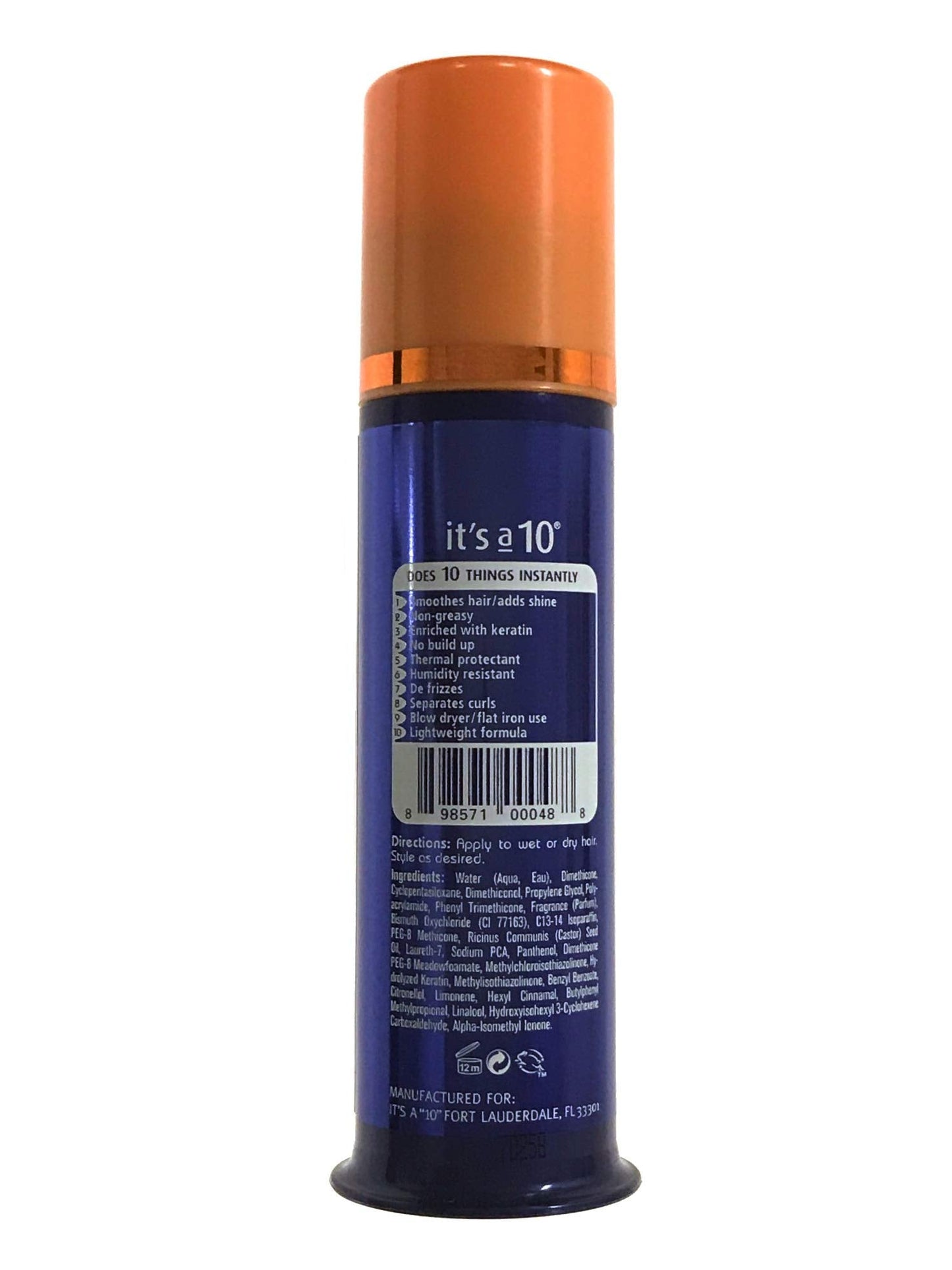 It's a 10 Haircare Miracle Leave-In Potion Plus Keratin, 3.4 fl oz (Pack of 2)