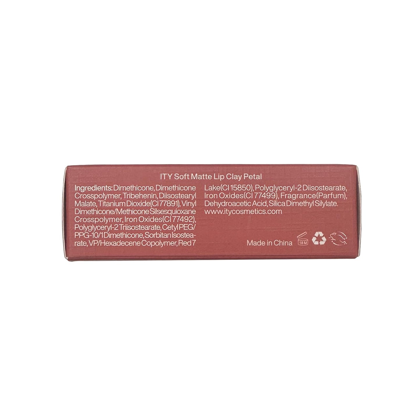 ITY Velvet Matte Lip Stain Mousse – Nude Petal Lip Tint, Conceals Lip Lines, Rich Pigment, 0.14 oz
