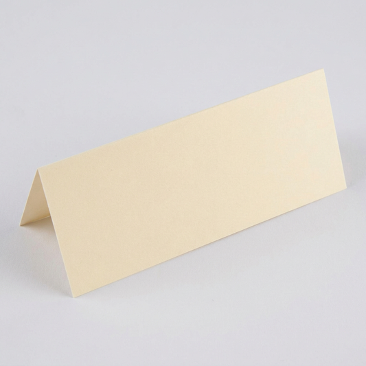 100 X Ivory Blank Table Name Place Cards For Weddings & Parties