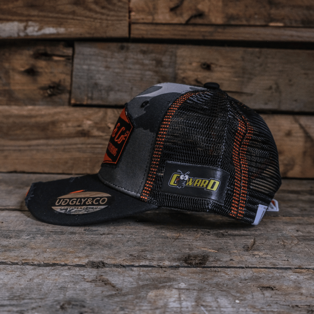 Grey Camo Diamond Cap