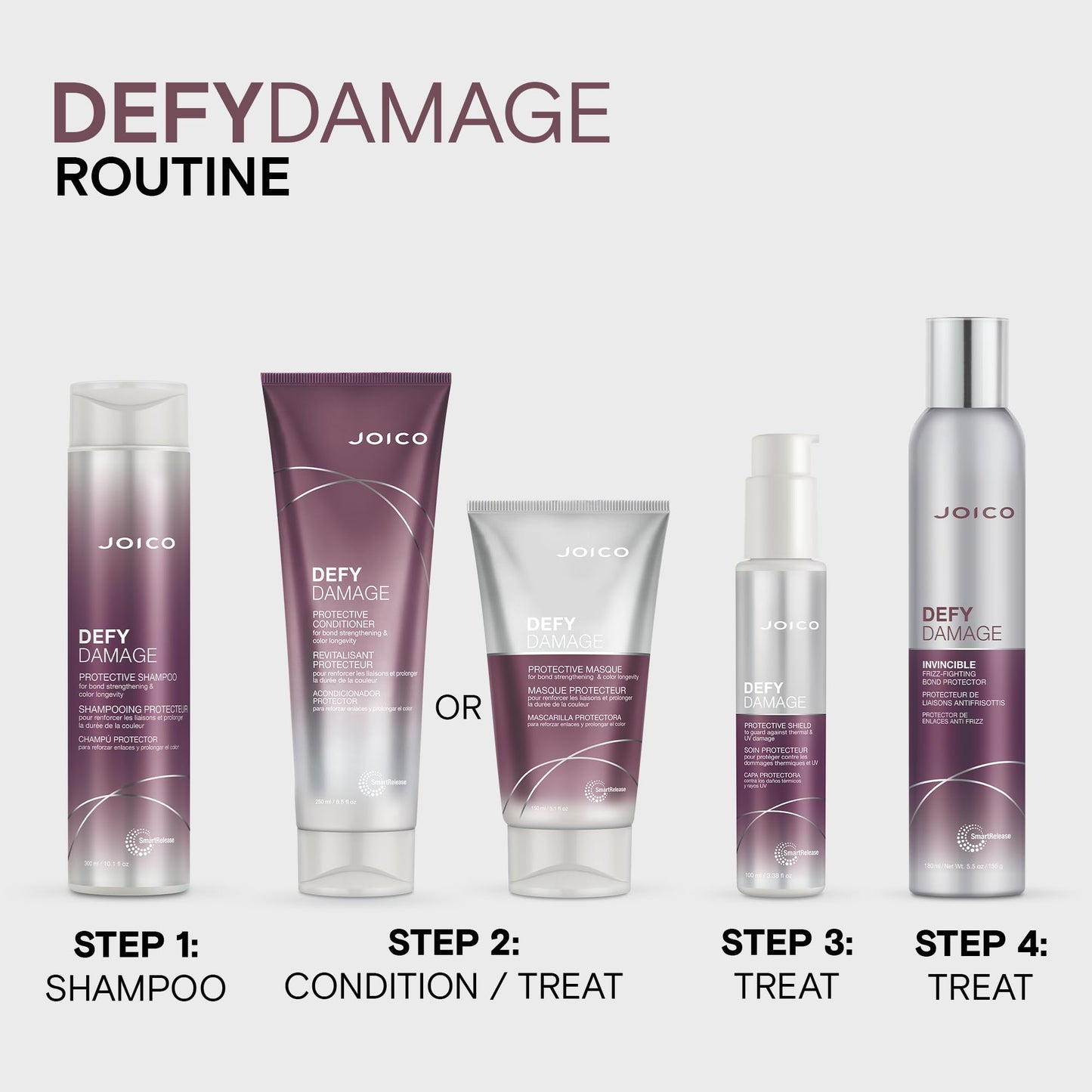 Joico Defy Damage Protective Shield — UV & Thermal Defense for Damaged Hair