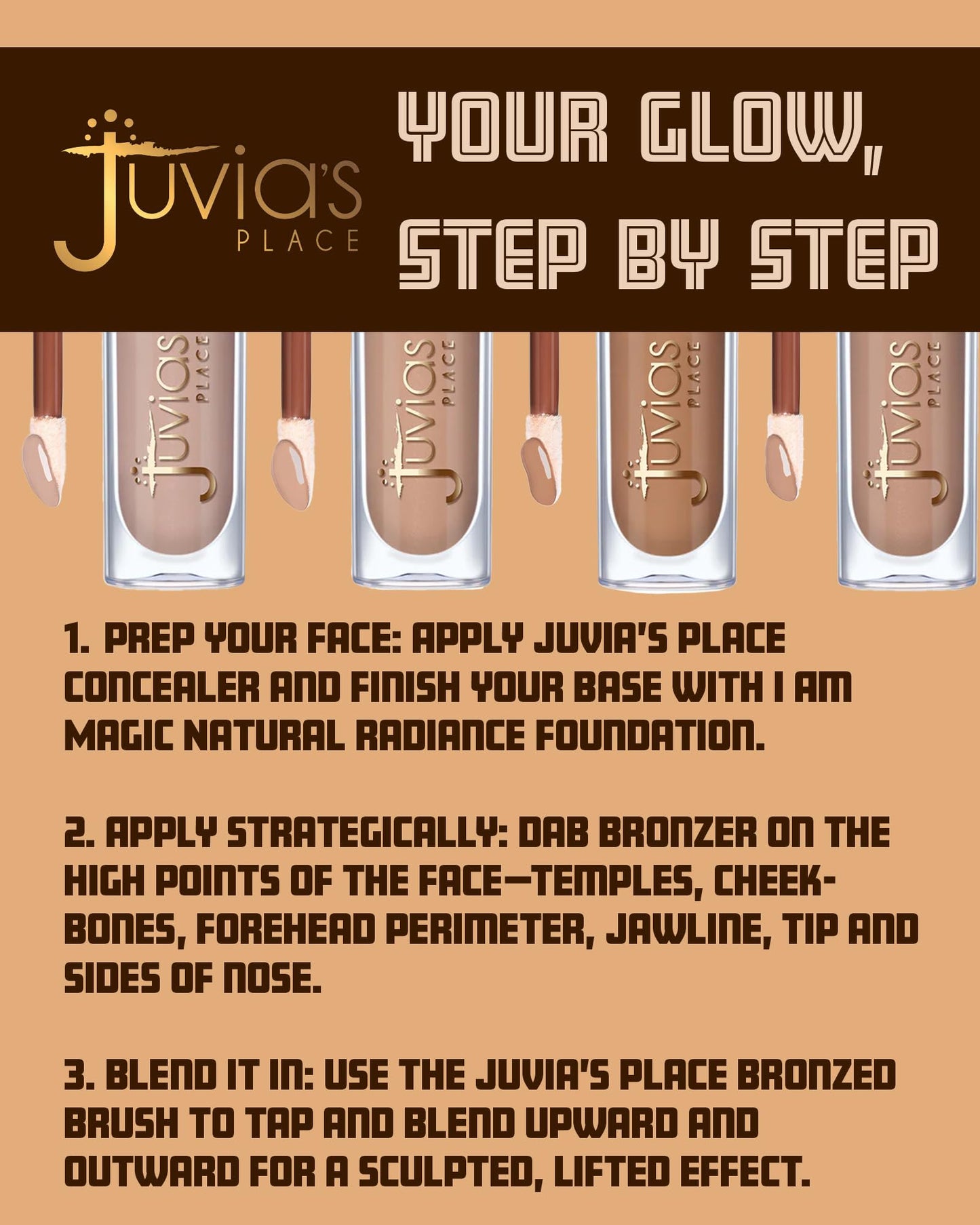 Juvia’s Place Bronzed Liquid Bronzer – Butterscotch | Buildable, Silk-Blend, Easy to Apply