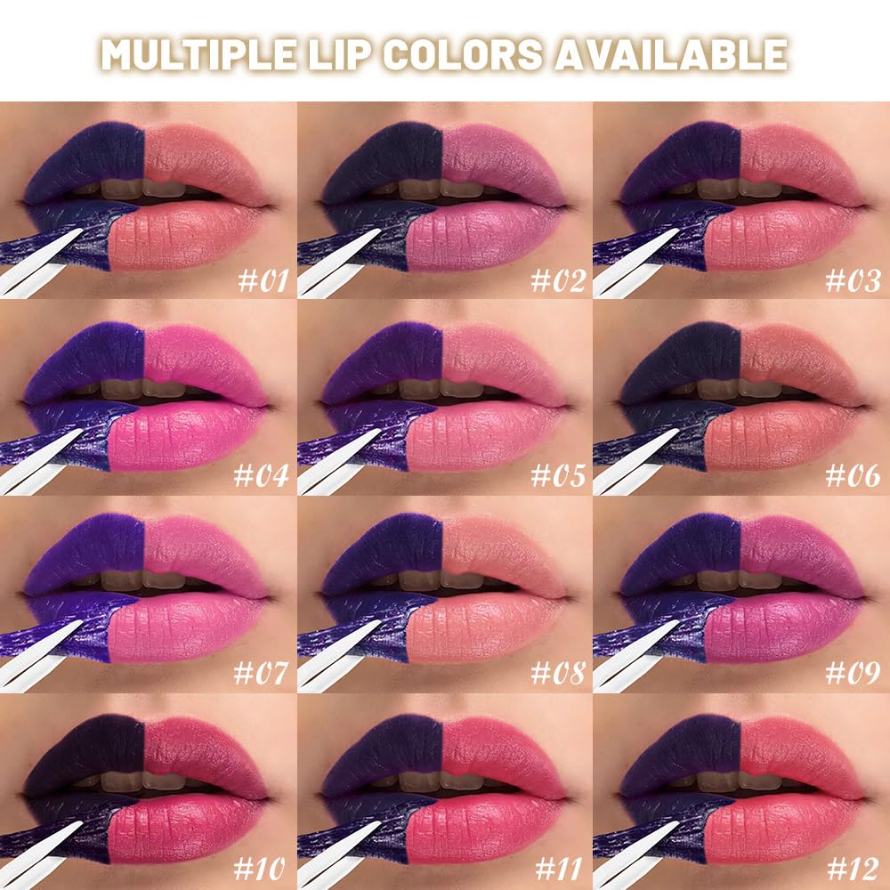 Kaely 3-Piece Lip Stain Peel-Off Masque – Long-Wear Matte Tint (Vegan & Cruelty-Free) A-01/A-02/A-03