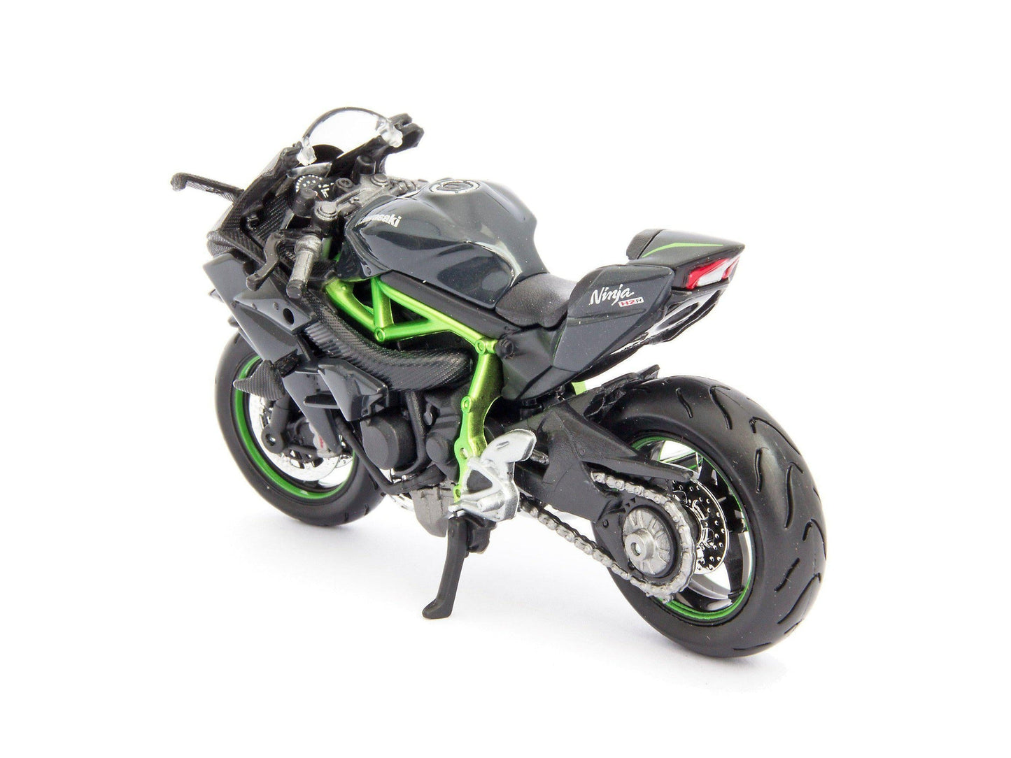 Kawasaki H2 R Ninja grey - 1:18 Scale Motorbike Model