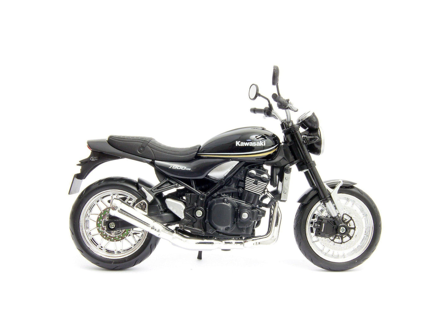 Kawasaki Z900RS 2019 Metallic Spark Black - 1:12 Scale Motorbike Model