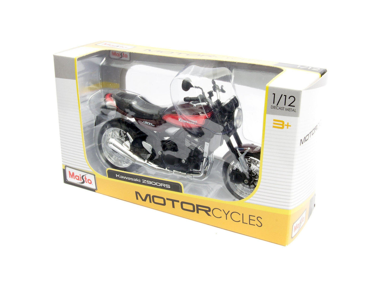 Kawasaki Z900RS 2019 Metallic Spark Black - 1:12 Scale Motorbike Model