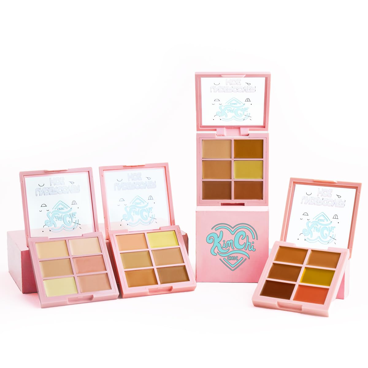 Kimchi Chic Undercover Hoe Corrector Palette — Full Coverage Concealer (Deep, 0.25oz) Cruelty-Free