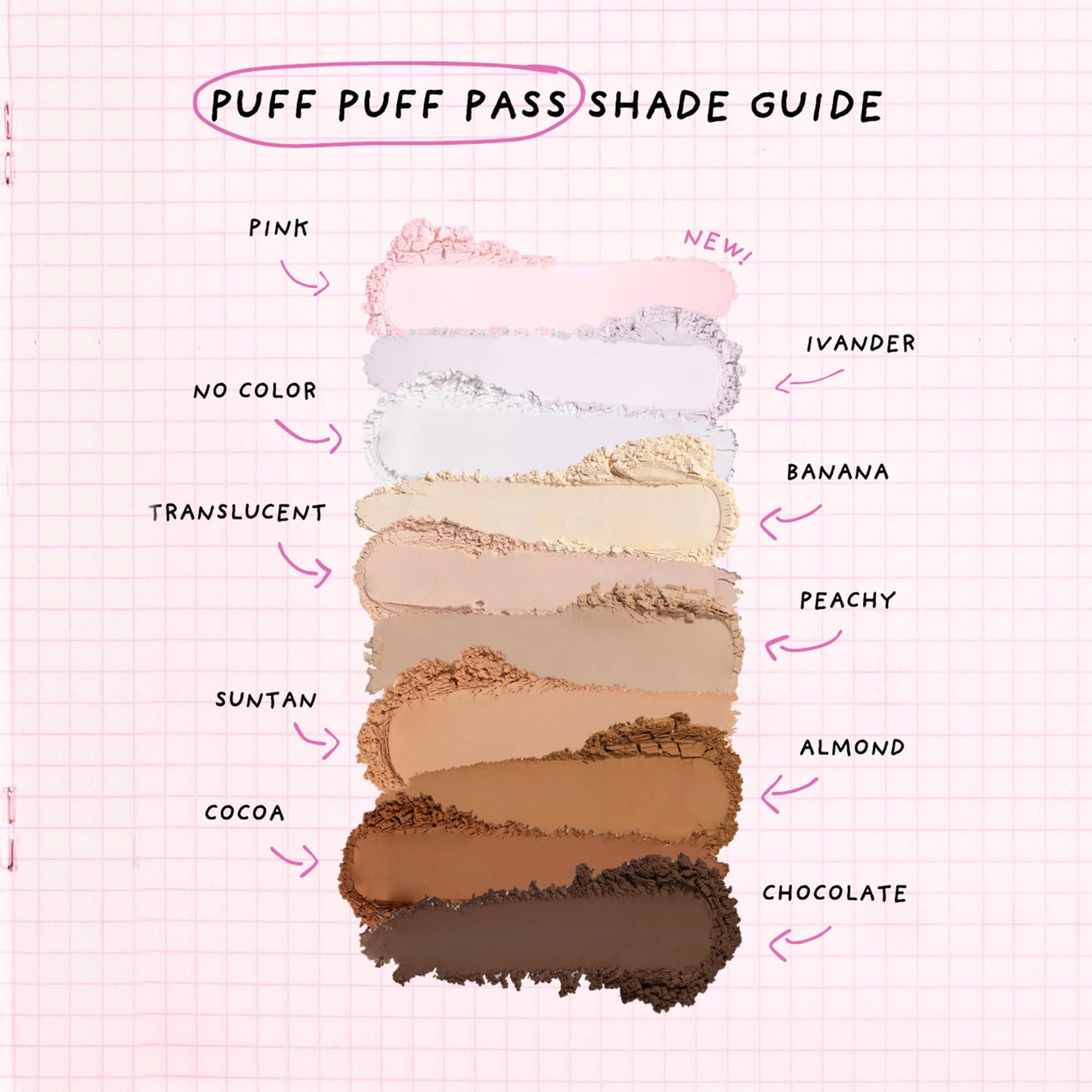 KimChiChic Puff Puff Pass Set & Bake Powder – Pink Loose Setting Powder