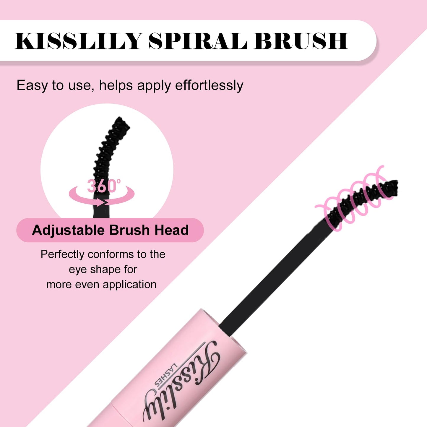 Kisslily Lash Cluster Glue – Waterproof 2-in-1 Bond & Seal Lash Adhesive (White & Black)