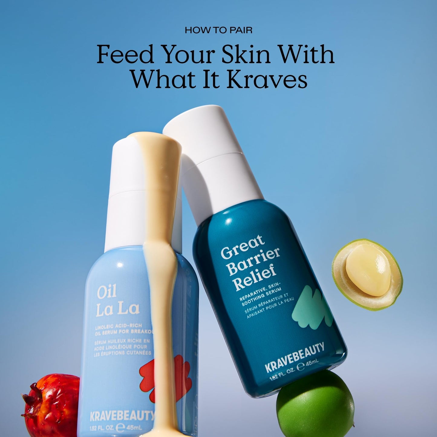 KraveBeauty Great Barrier Relief Serum – Barrier Repair with Tamanu Oil (Vegan)