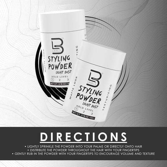 L3 Level 3 Travel Styling Powder – Small 0.18 oz for Natural Matte Finish