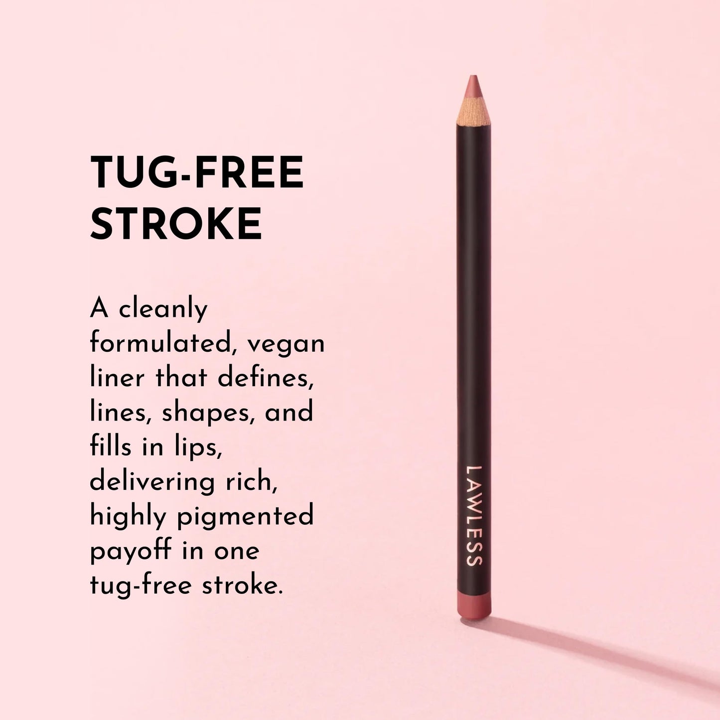 Lawless Forget the Filler Definer Liner Rosewood | Creamy Lip Pencil by LAWLESS