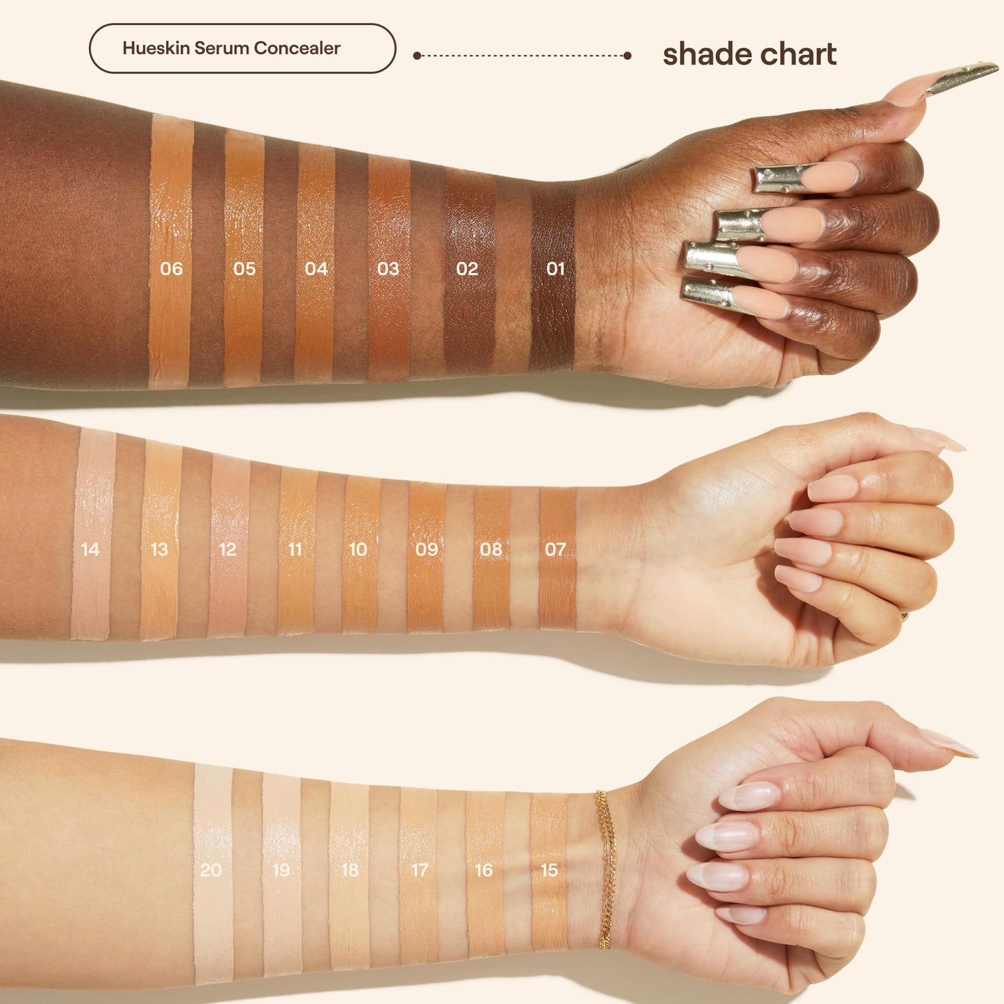 Live Tinted Hueskin Serum Concealer – Medium-to-Full Coverage, Shade 11