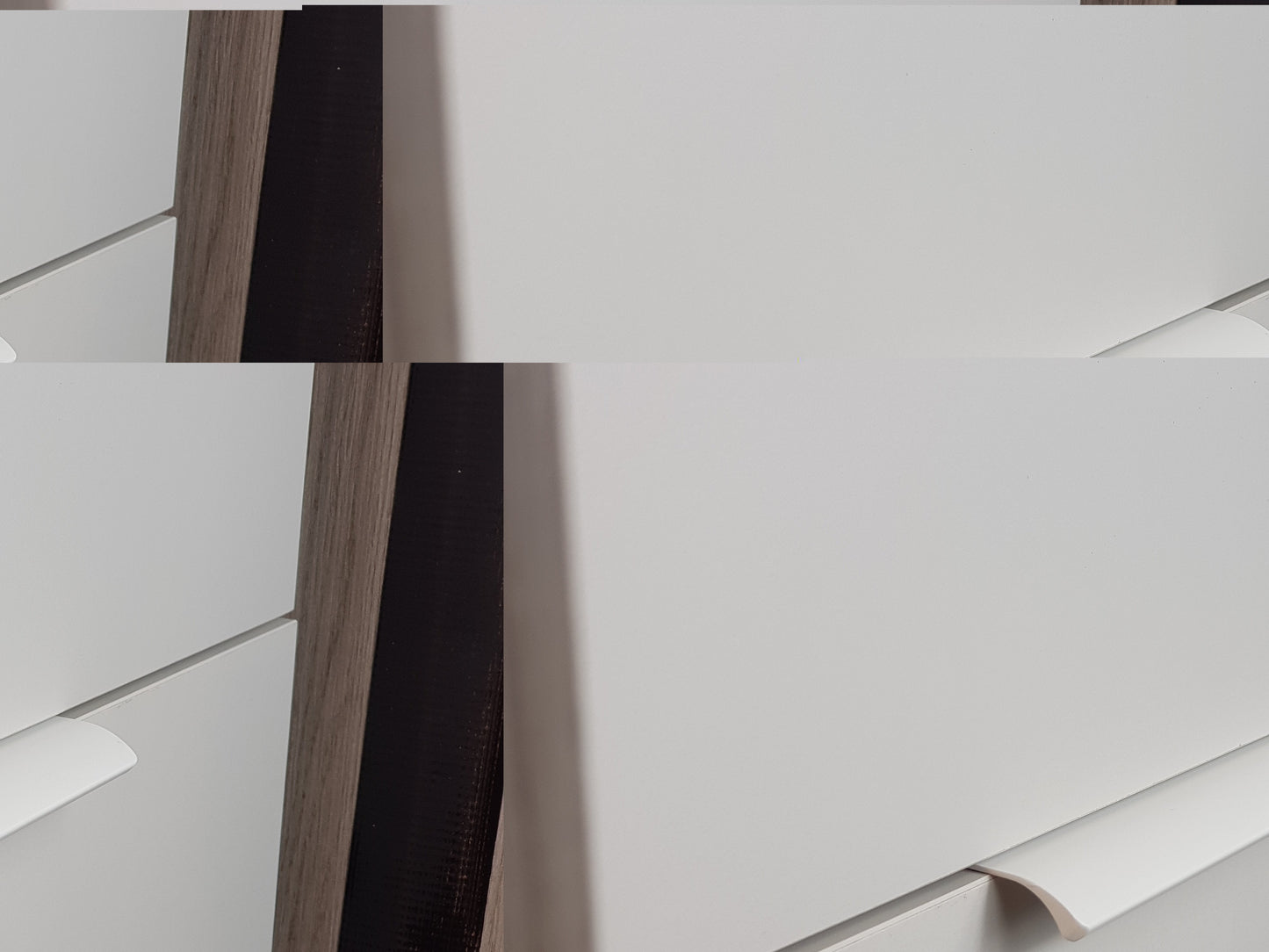 M4TEC Bow Pull Handle Pearl Grey Door, Drawer & Cupboard VE9