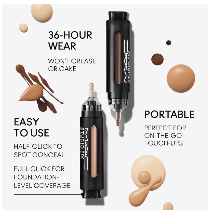 MAC Studio Fix Every Wear Face Pen NW25 – Medium-To-Full Coverage, Natural Matte