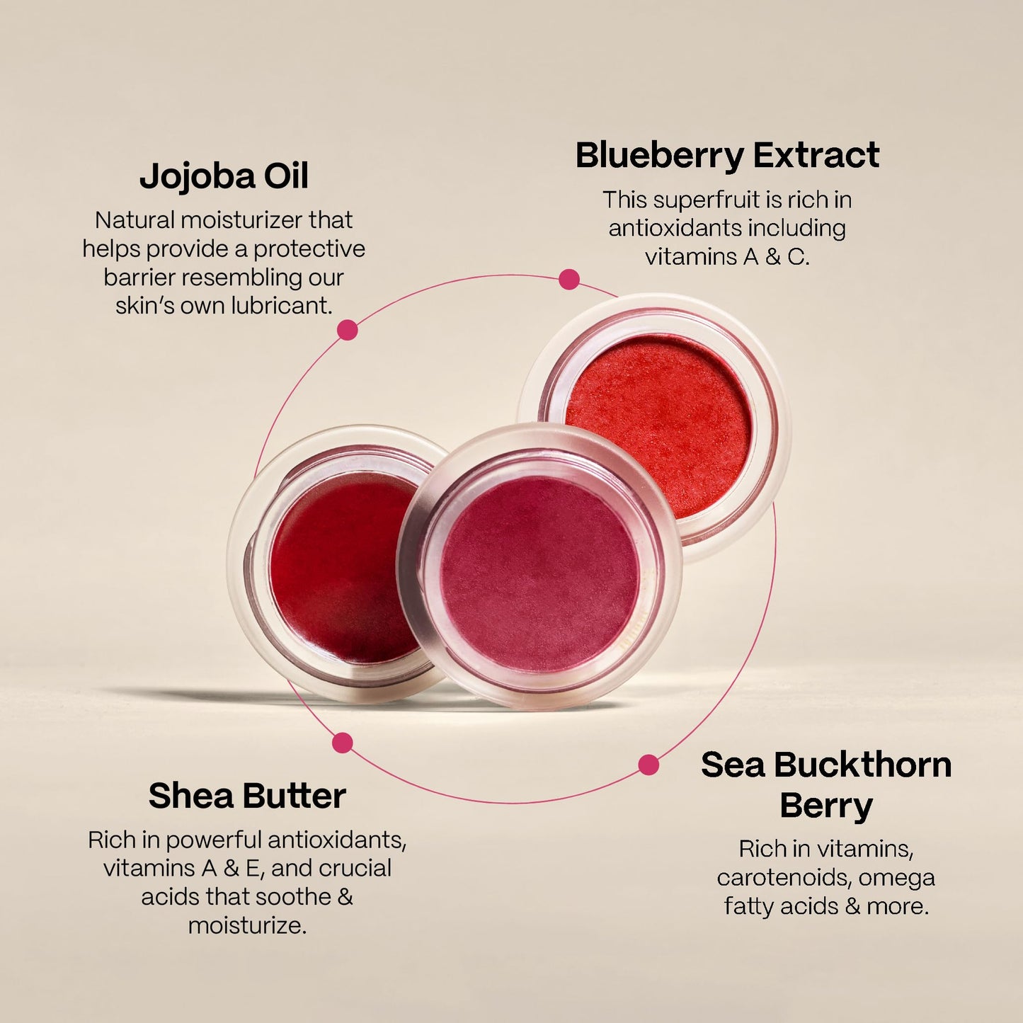 Mad Hippie Cheek & Lip Tint Poppy – Buildable Hydrating Matte Tint (Travel Size)