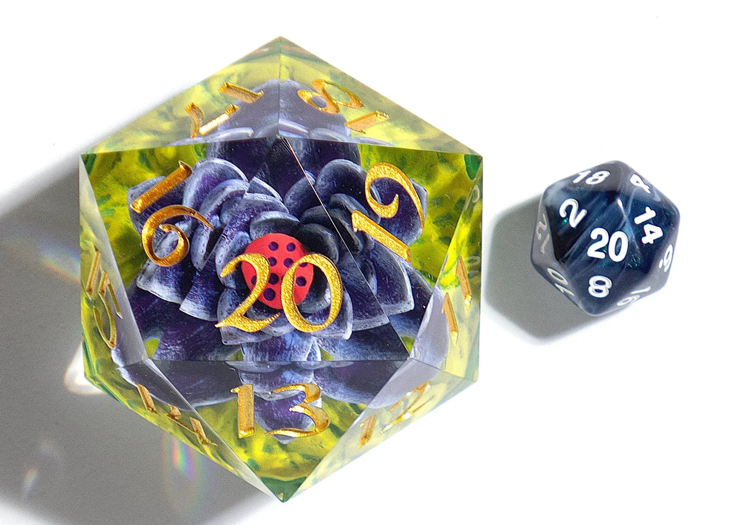 Sirius Dice: Magic The Gathering Black Lotus Spindown 54mm D20