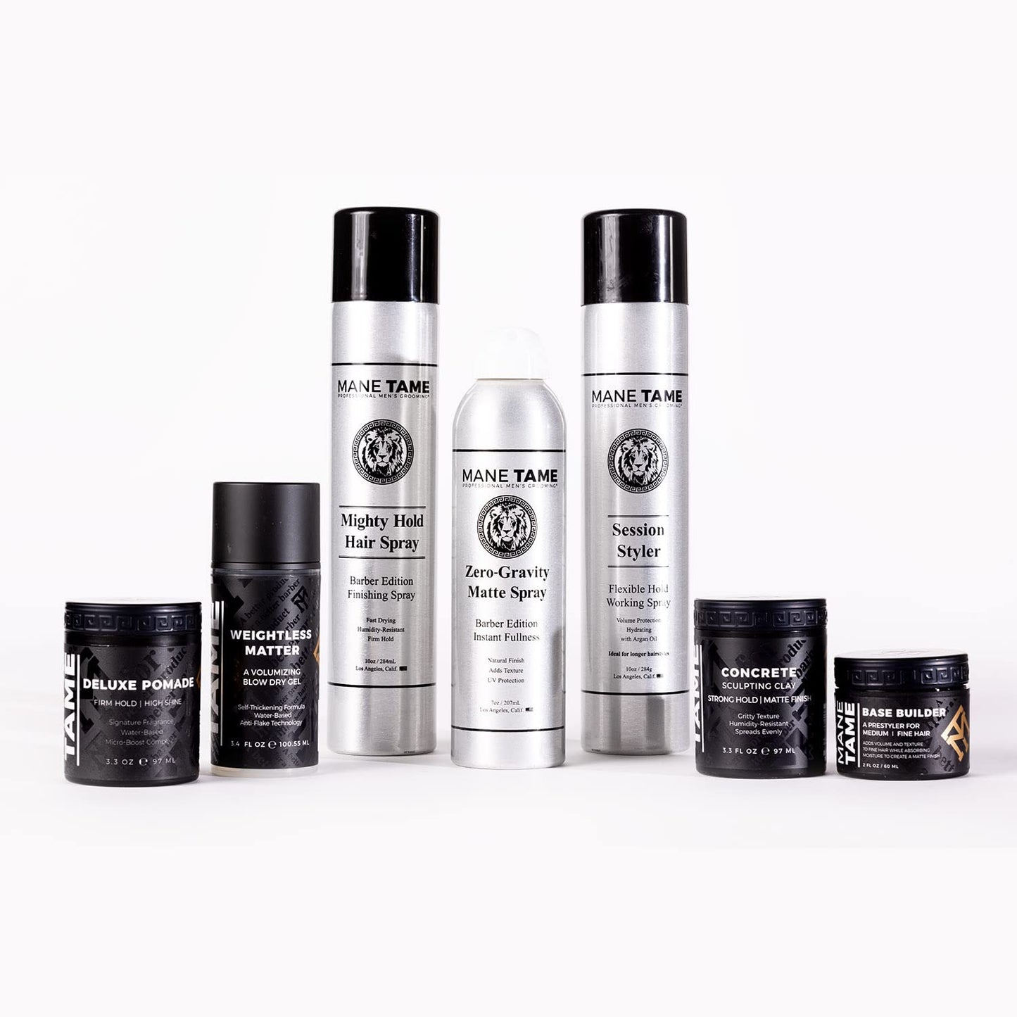 MANE TAME Session Styler Hair Spray for Men 10oz | Flexible Hold, Volume Protection, Working Spray