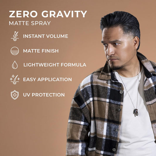 MANE TAME Zero-Gravity 7oz Matte Finish Spray – Instant Fullness, Volume, Texture & UV Protection