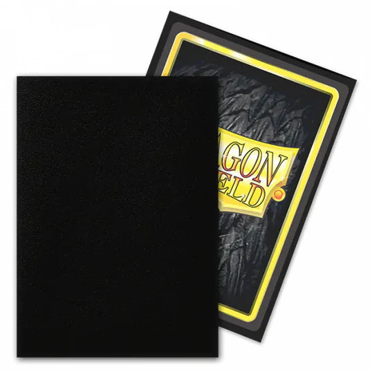 Dragon Shield - Matte Non-Glare Standard Size Sleeves 100pk - Black