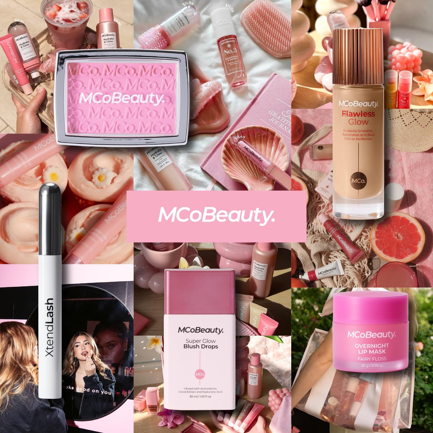 MCoBeauty Flawless Glow Luminous Skin Filter – 2.5 Fair | 4-in-1 Primer, Foundation Booster & Highlighter