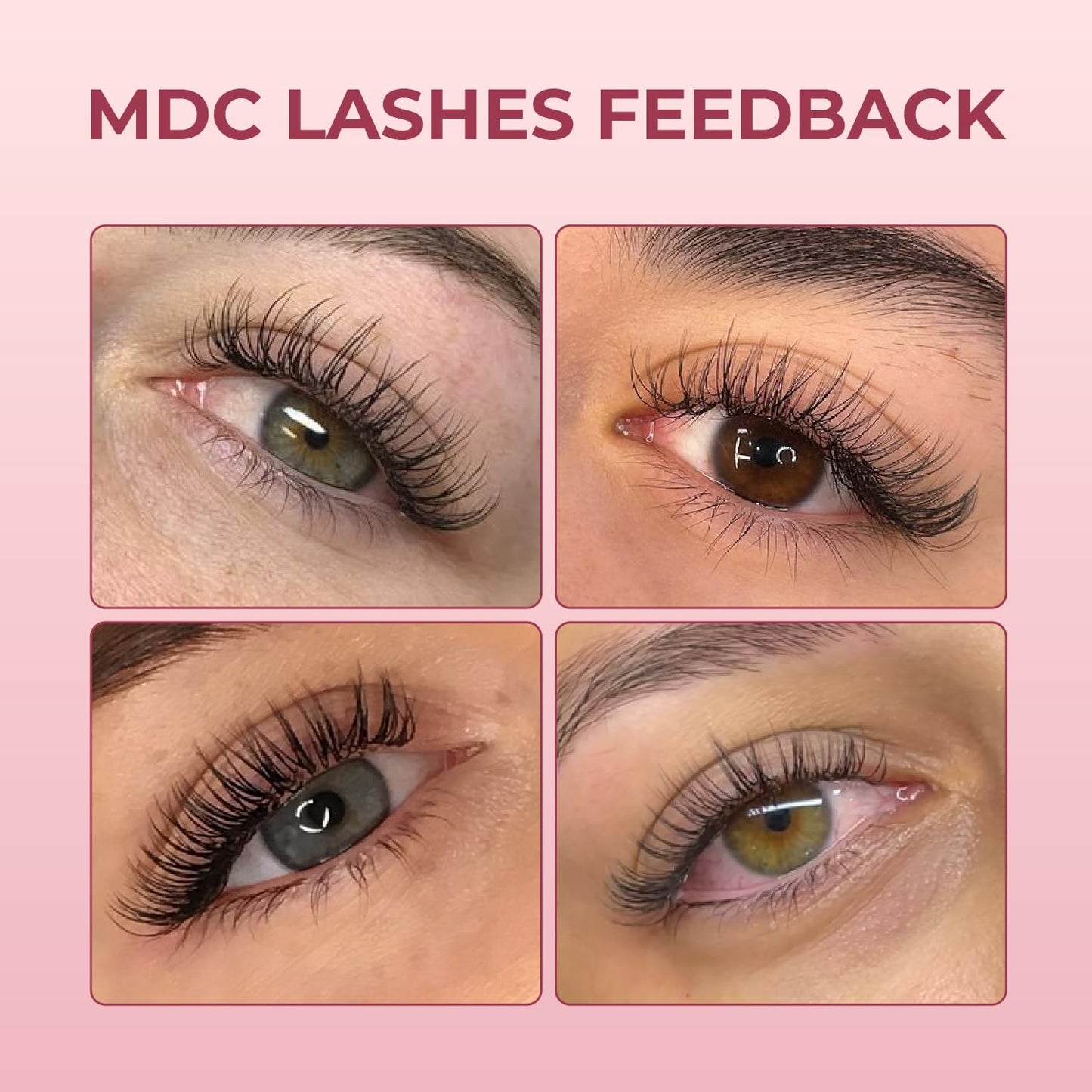MDC LASHES Promade Eyelash Fans 1000 Count | Ultra Speed Premade Volume Lashes 5D-20D (C/CC/D, 10–18mm)