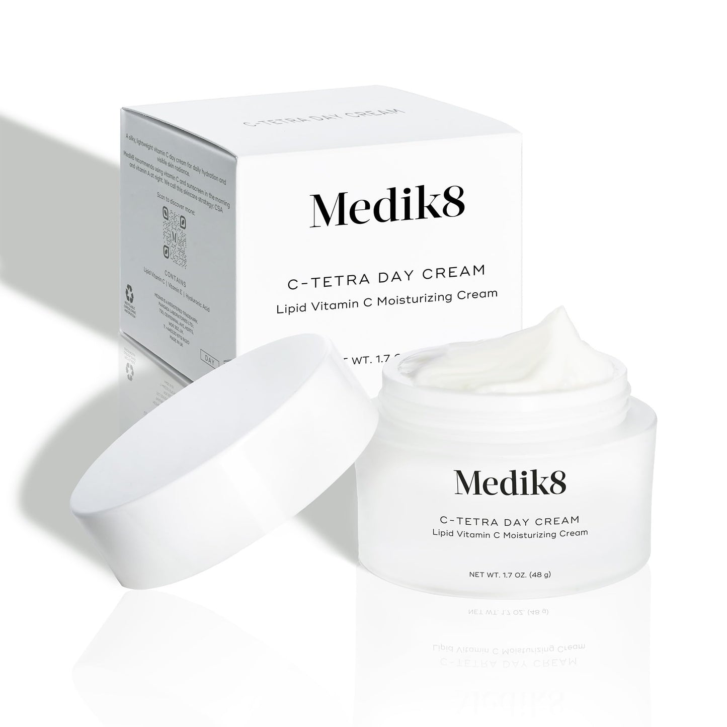 Medik8 C-Tetra Day Cream – Lipid Vitamin C Hydrating Face Moisturizer (1.7 oz)