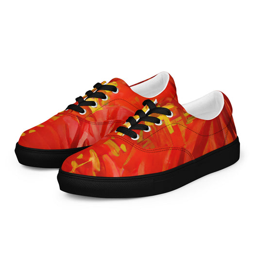 Qízhì - Mens Lace-Up Canvas Shoes