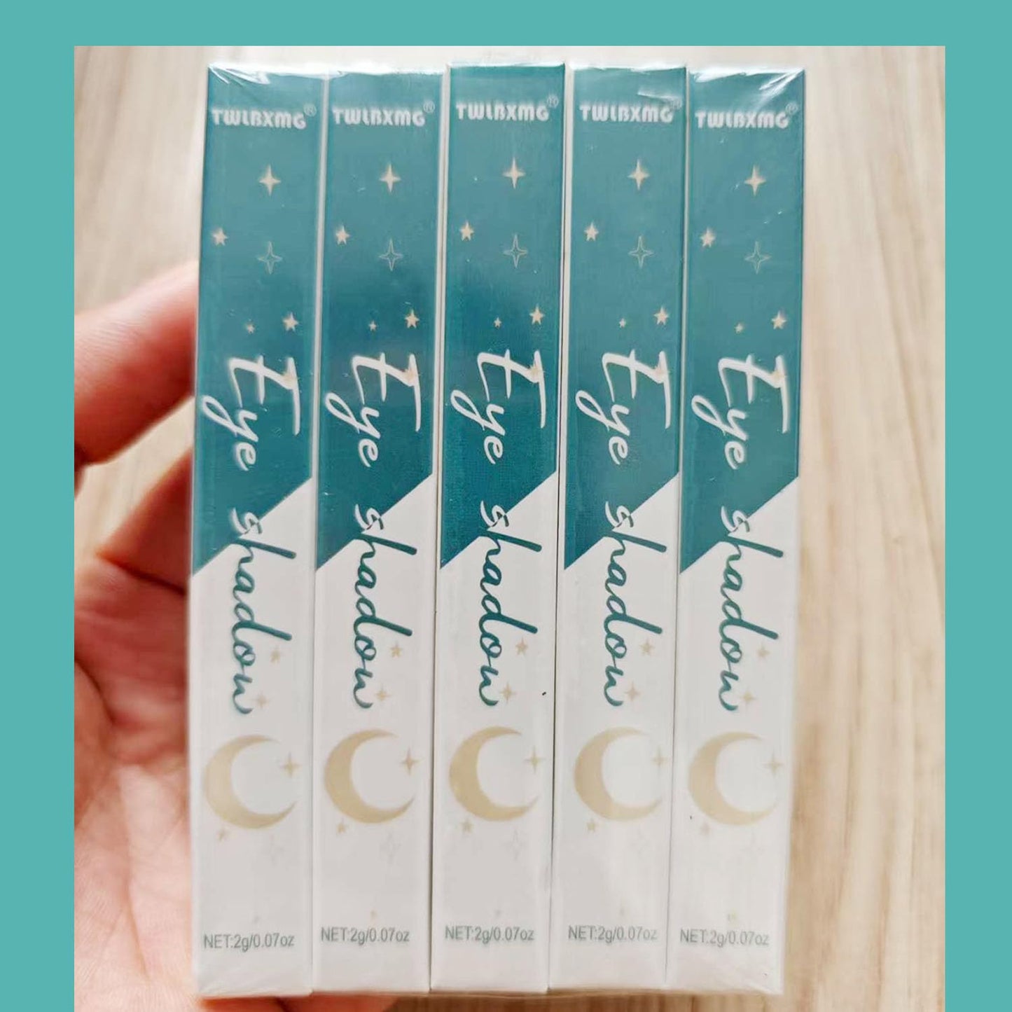 Metiplou 5-Color Eyeshadow Stick Set – Waterproof, Long-Lasting Eye Shadow & Highlighter