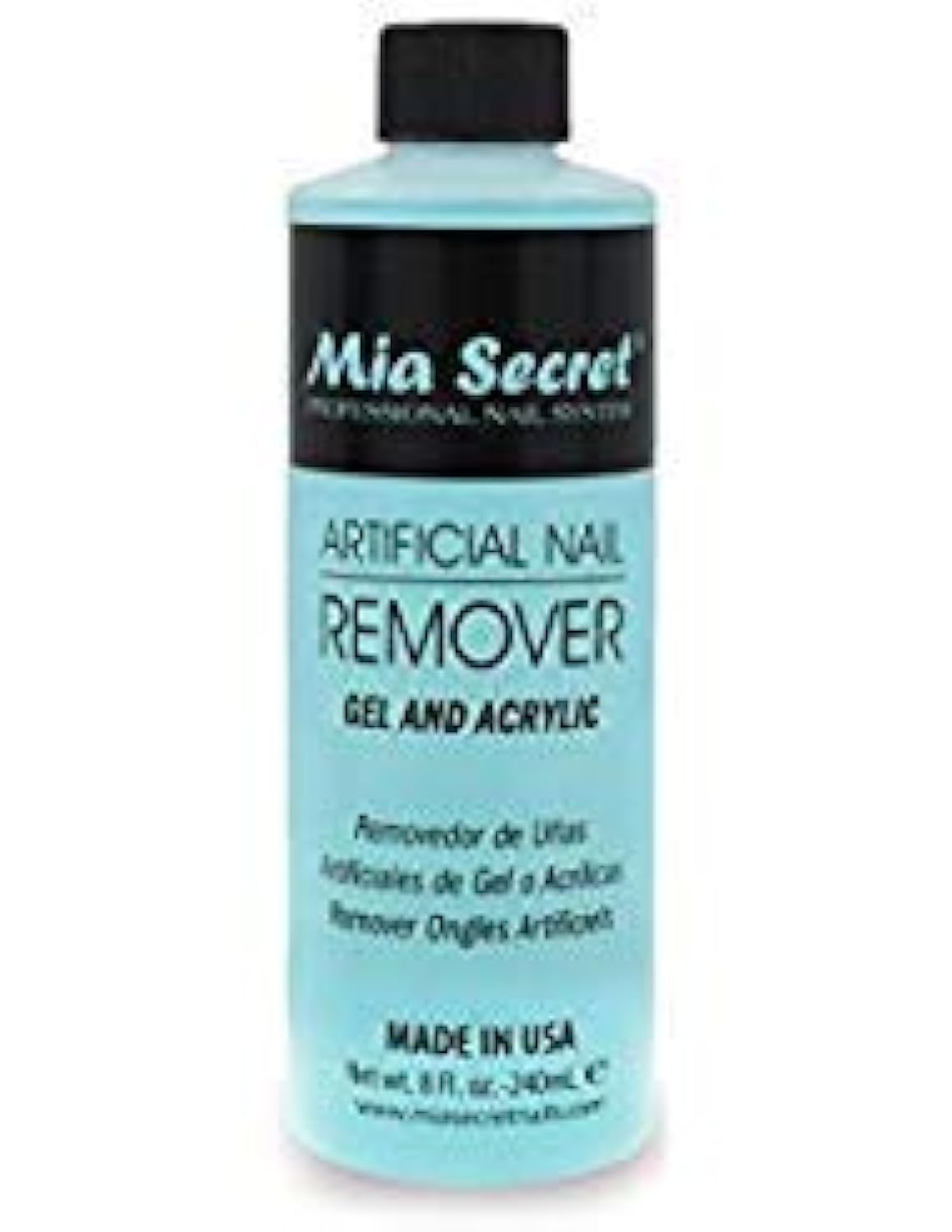 Mia Secret Professional Nail Remover Gel & Acrylic (8 Fl. Oz) – Fast, Low-Odor Removal