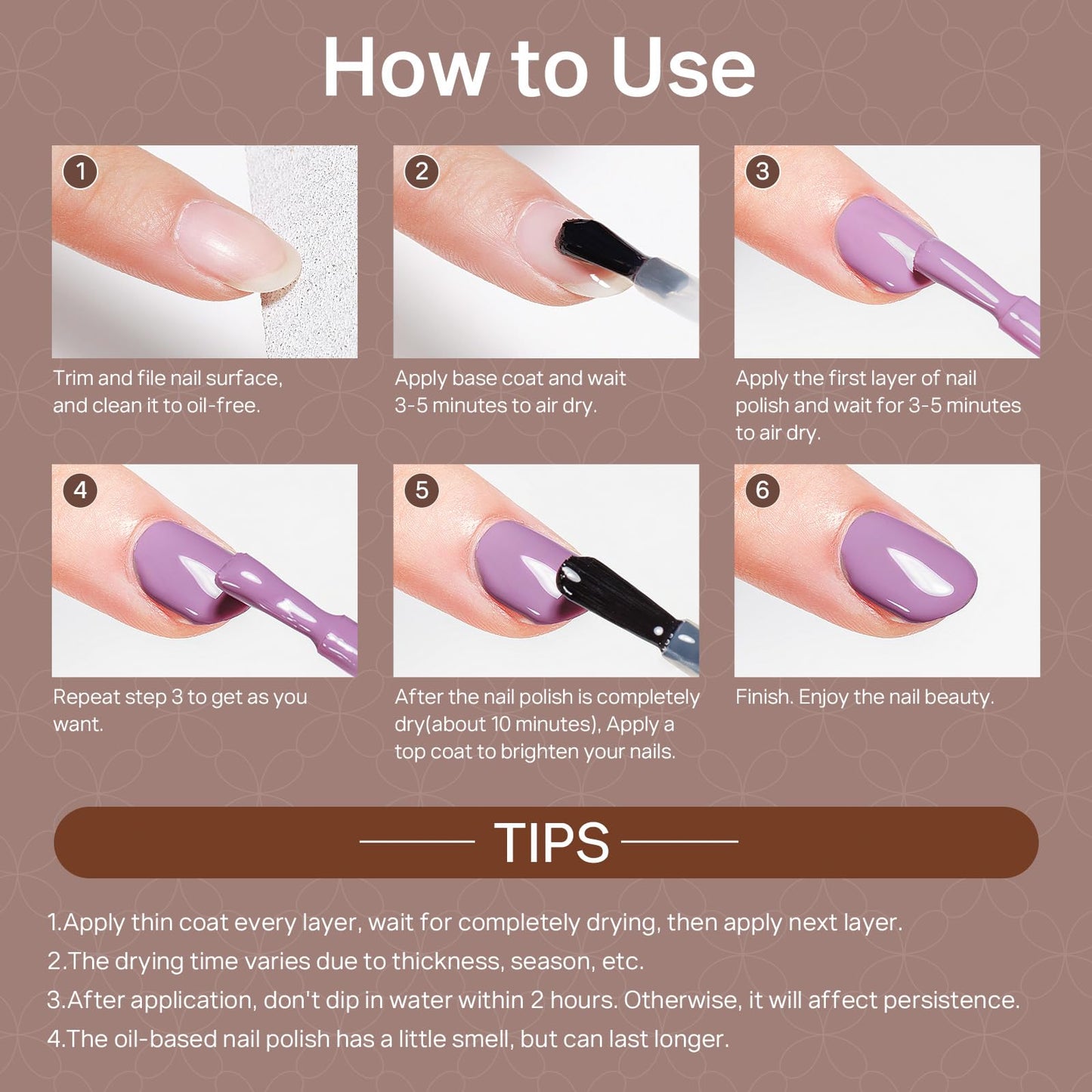 MIZHSE Quick Dry Nail Polish Set – 24 Colors, Fast Air-Dry, Fall/Winter Shades