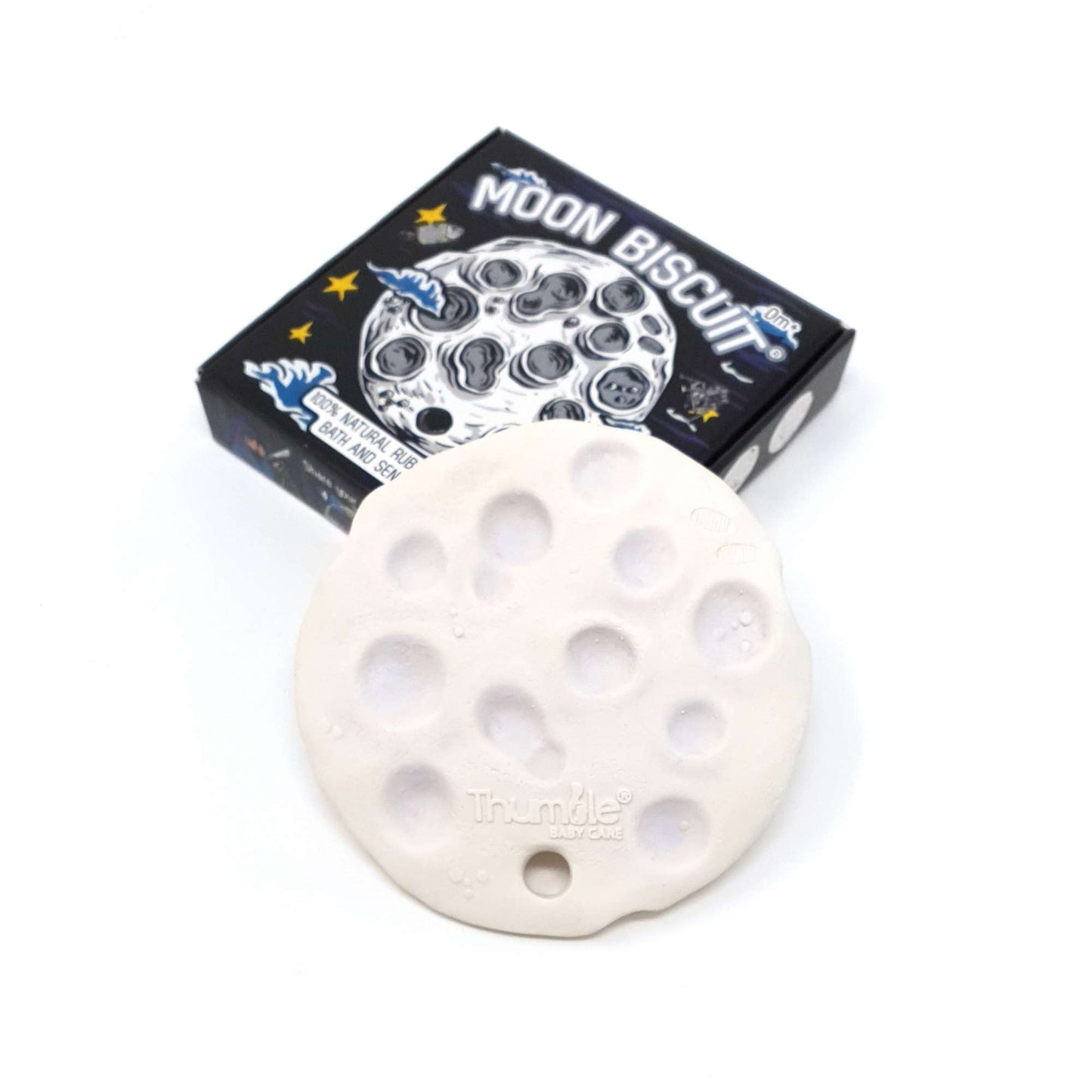 Moon Biscuit® Natural Rubber Space Themed Baby Toy