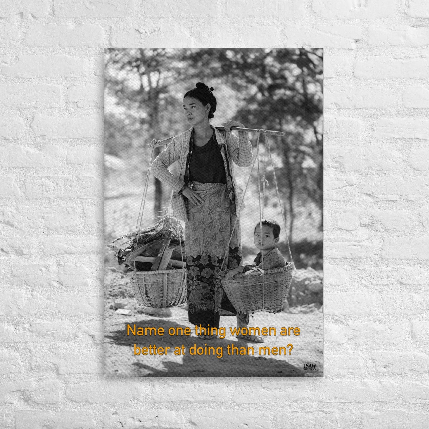 Women Are Better At Doing Than Men - Canvas Print