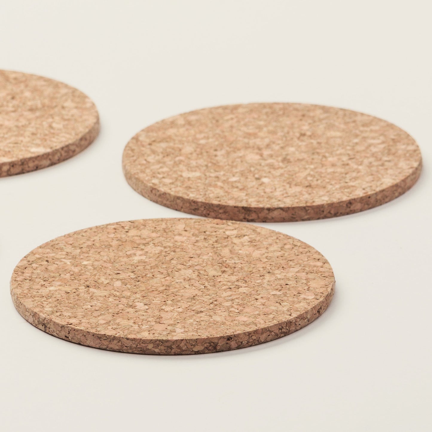 Cork Coasters | Natural | Round