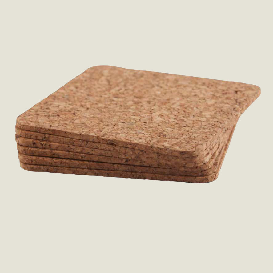 Cork Coasters | Natural | Square