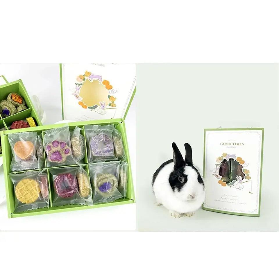 Natural Grass Chew Toys for Small Pets – Hamster, Rabbit, Guinea Pig Molar Snacks
