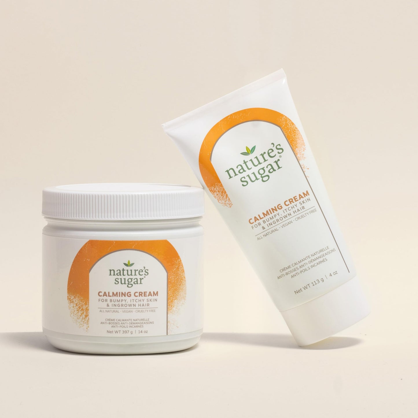 Nature's Sugar Calming Post-Wax Care Cream – Hydration & Cooling Aftercare (4 oz)