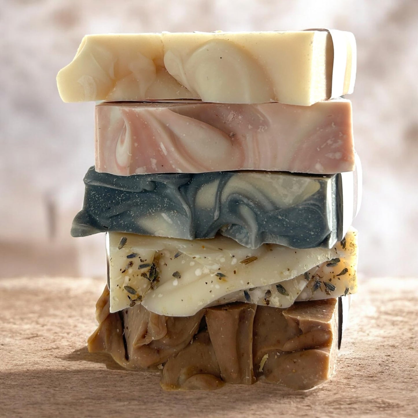 Old Soul Soap Company – Spa Day Soap Collection (4 x 5.8 oz) – Vegan, Deep Cleanse & Nourishing Bars