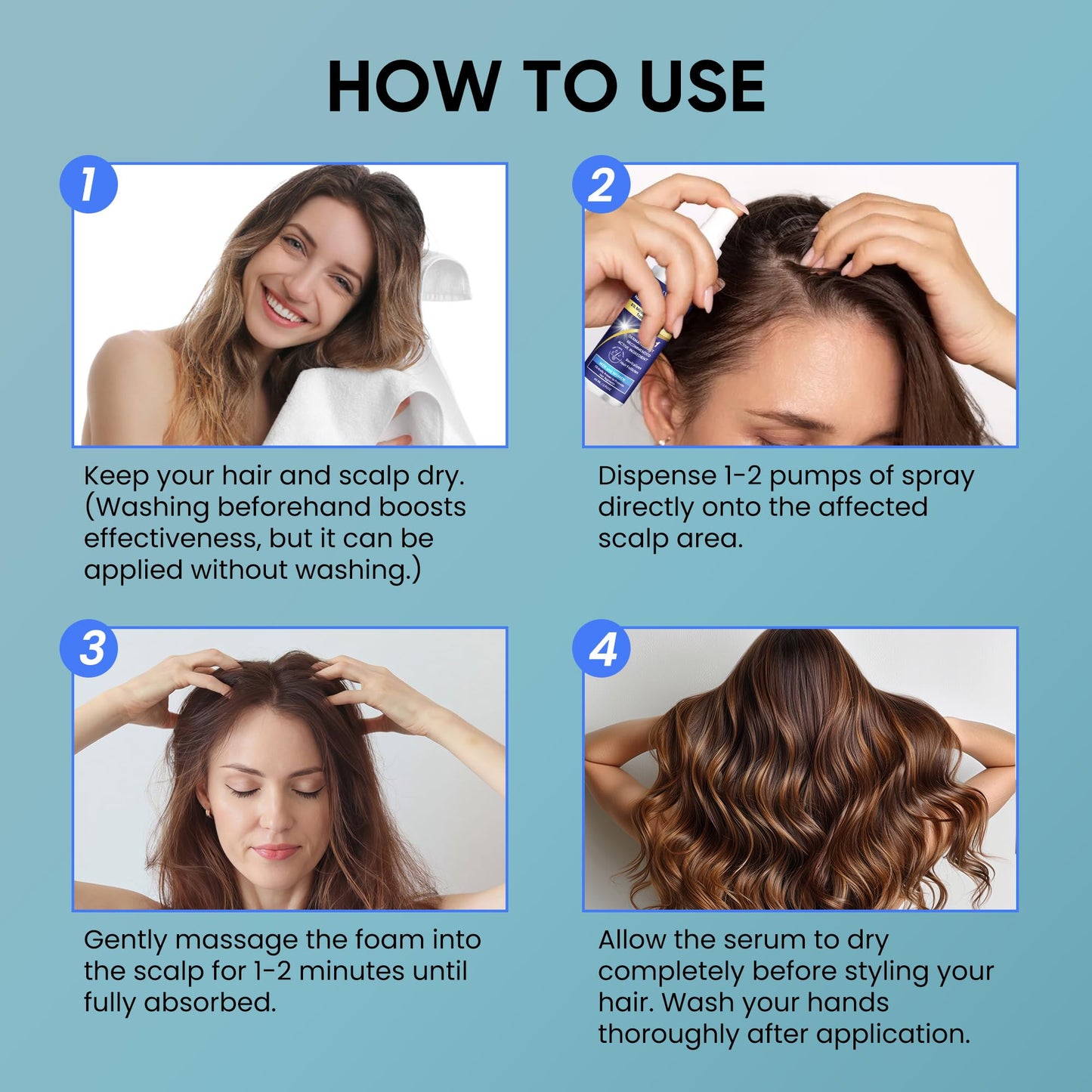 OLIVITA 5% Minoxidil Spray for Hair Growth – Biotin & Rosemary