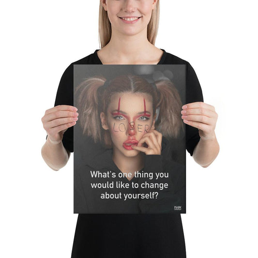 One Thing You Would Like To Change - Canvas Print