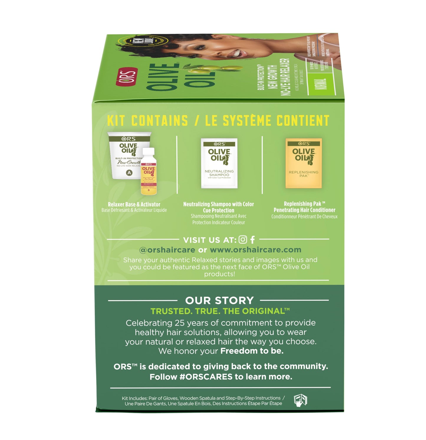 ORS Olive Oil New Growth No-Lye Relaxer Normal Strength (Pack of 6) – Built-In Protection