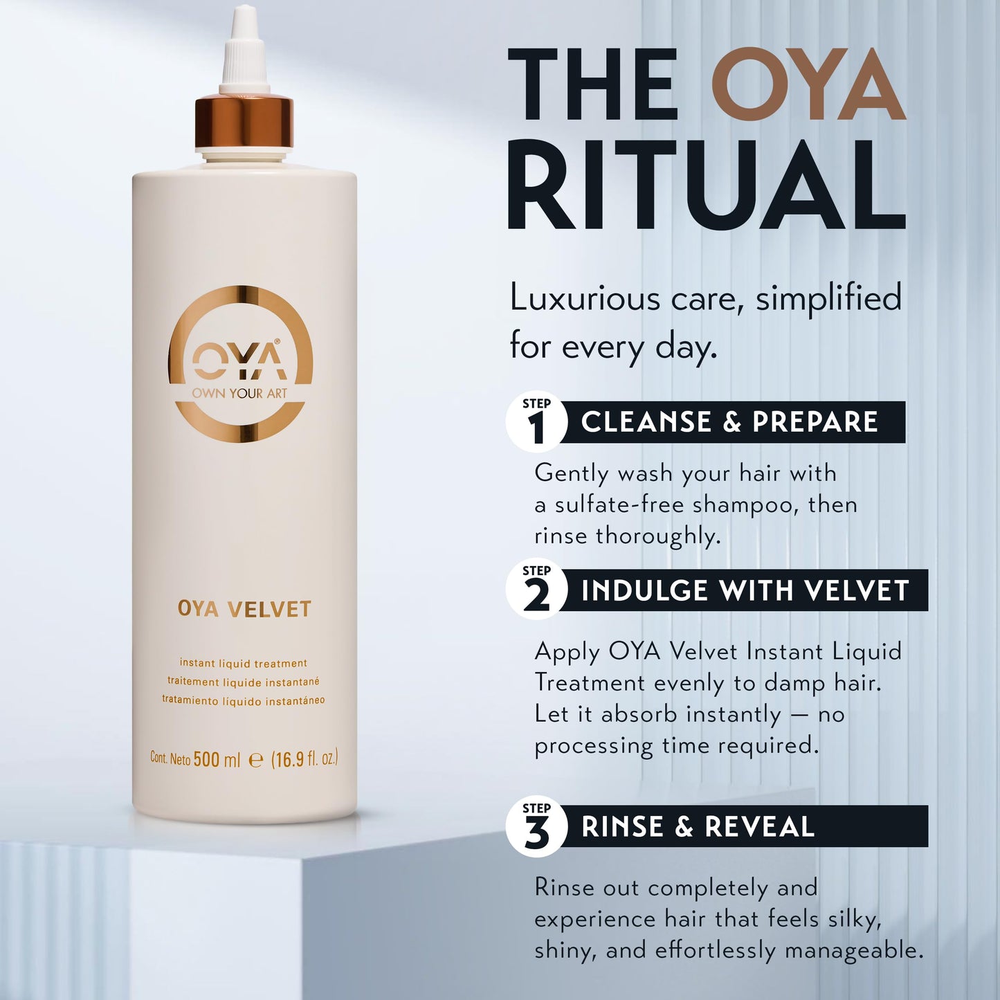 OYA Velvet Instant Conditioner – Deep Hydration for Dry, Damaged & Color-Treated Hair